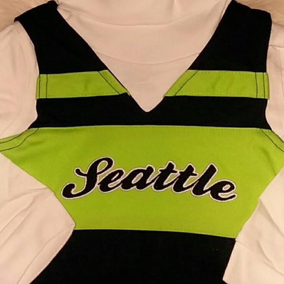 NWT Girls NFL Seattle Seahawks Dress Set 18 Months - Picture 4 of 8